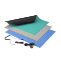 Factory Use Cleanroom Conductive Smooth Textured  Surface ESD Anti-Static Gray Color Rubber Table Mat